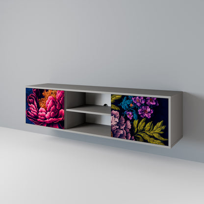 BLOOMING ELEGANCE Móvel de TV de 2 Portas