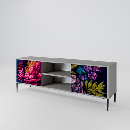 BLOOMING ELEGANCE Móvel de TV de 2 Portas