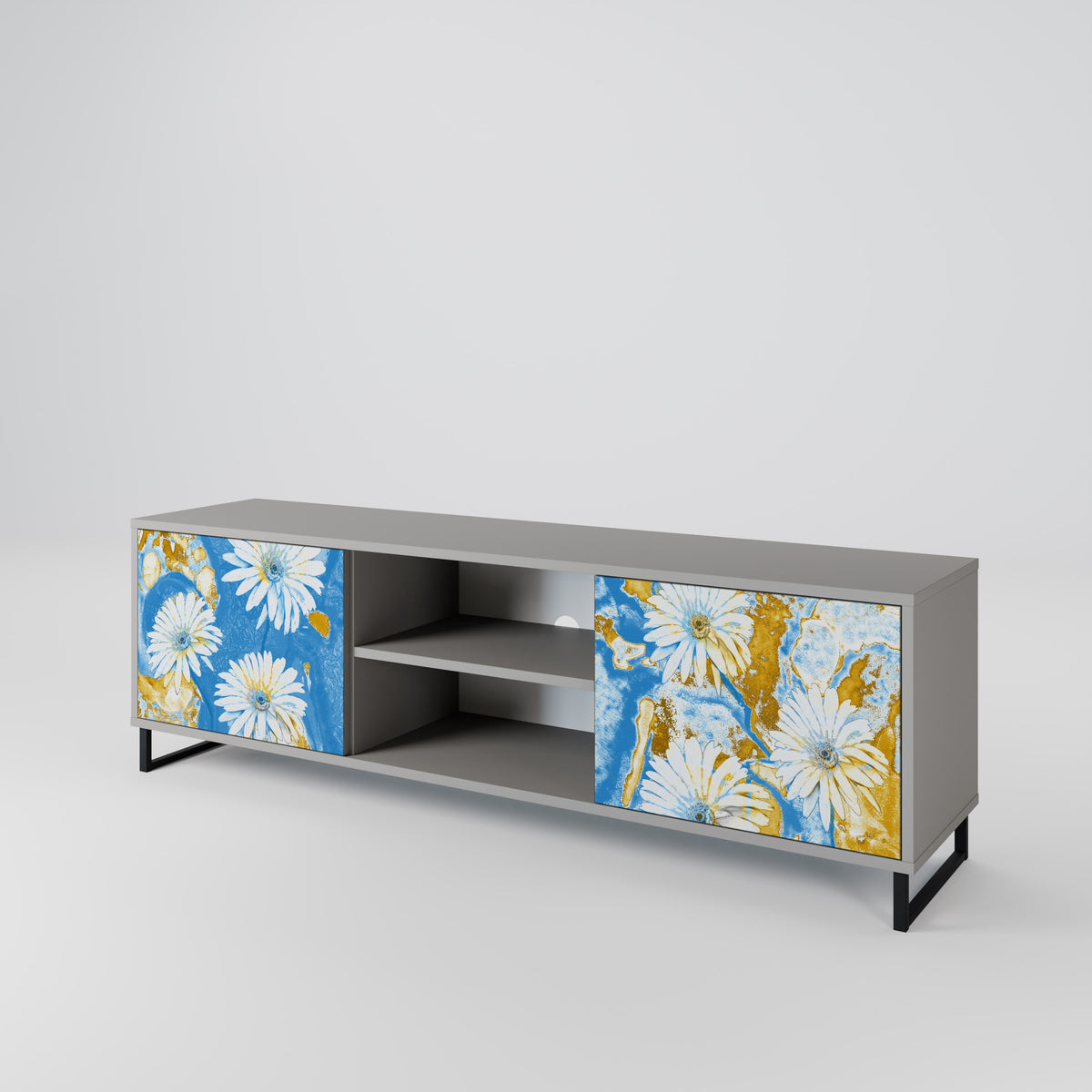 DAISY LUXE Móvel de TV de 2 Portas