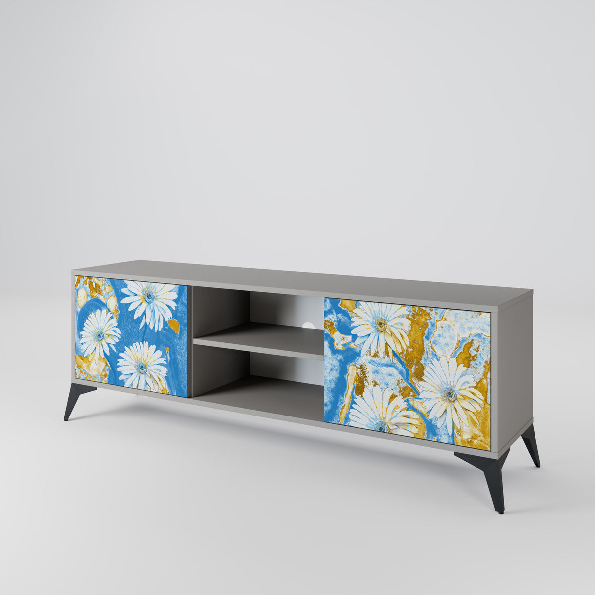DAISY LUXE Móvel de TV de 2 Portas
