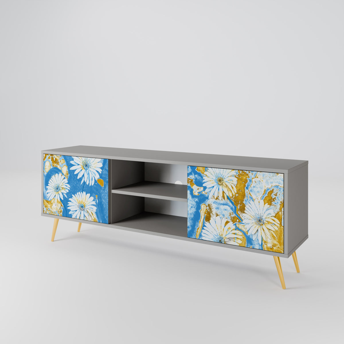 DAISY LUXE Móvel de TV de 2 Portas