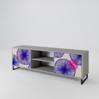 MAGIC NATURE Móvel de TV com 2 Portas em Acabamento Cinzento