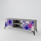 MAGIC NATURE Móvel de TV com 2 Portas em Acabamento Cinzento