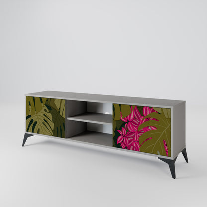 TROPICAL BEAUTY 2-Door TV Cabinet
