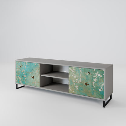 BLOOMING CHARM 2-Door TV Cabinet