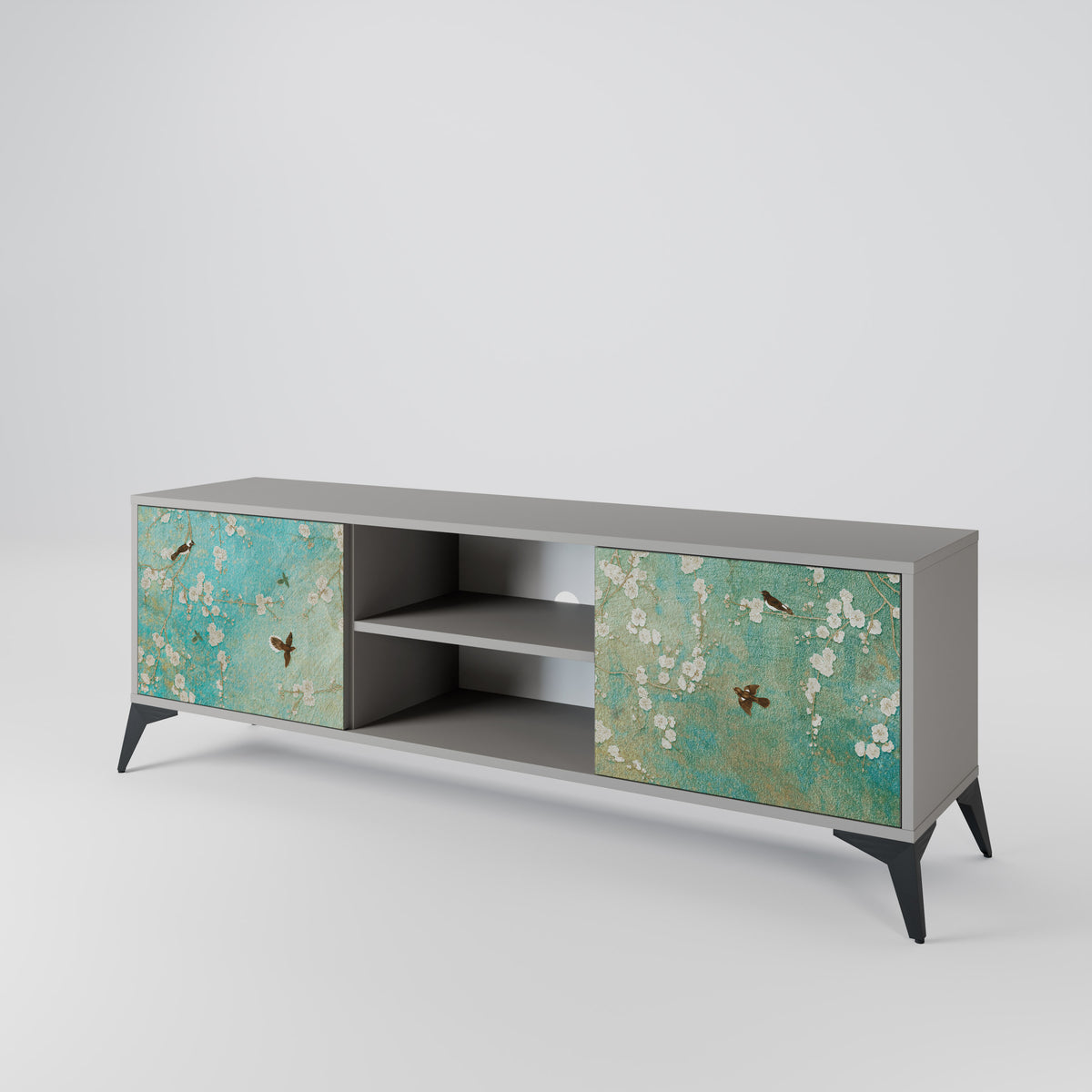 BLOOMING CHARM Móvel de TV de 2 Portas