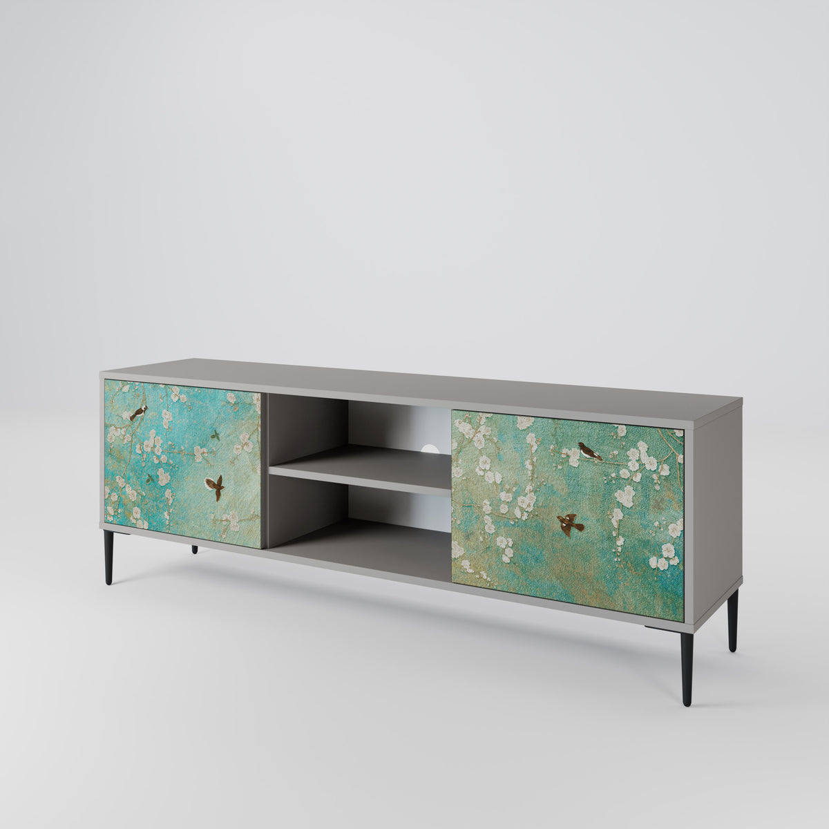 BLOOMING CHARM Móvel de TV de 2 Portas