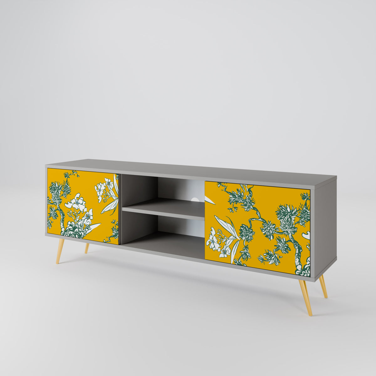 YELLOW CHINOISERIE Móvel de TV de 2 Portas