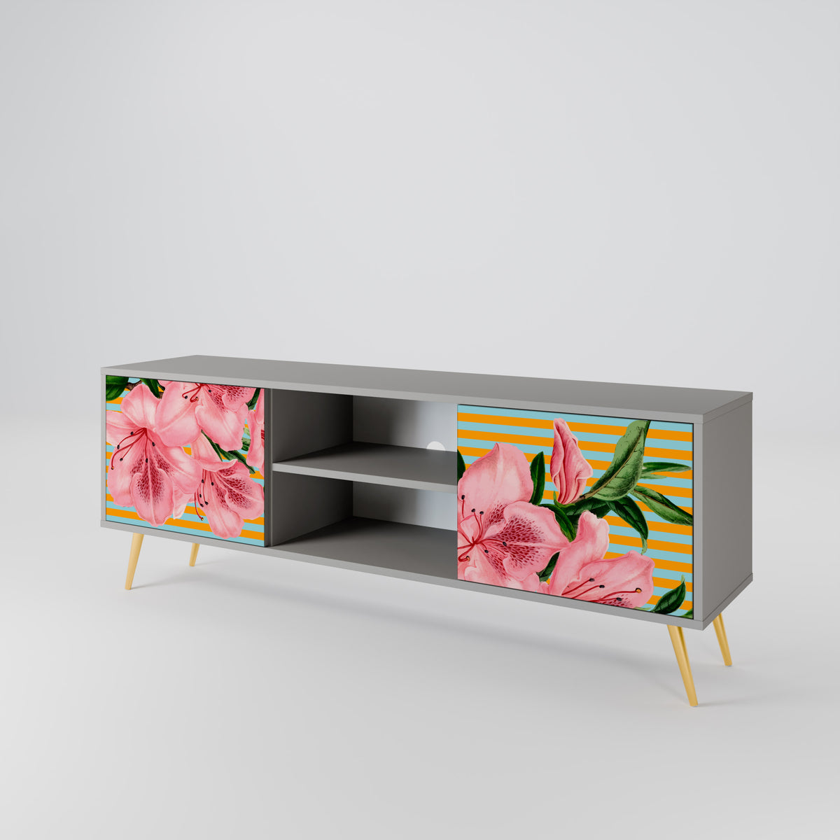 FRAGILE BEAUTY 2-Door TV Cabinet
