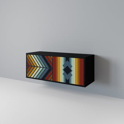 INDIGENOUS ZIGZAG Móvel de TV Compacto de 2 Portas