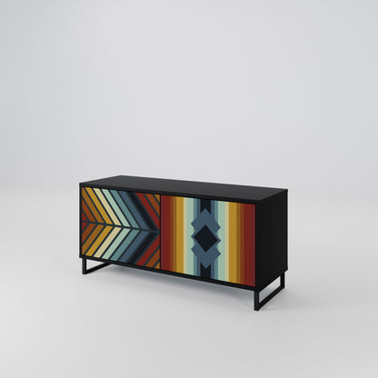 INDIGENOUS ZIGZAG Móvel de TV Compacto de 2 Portas