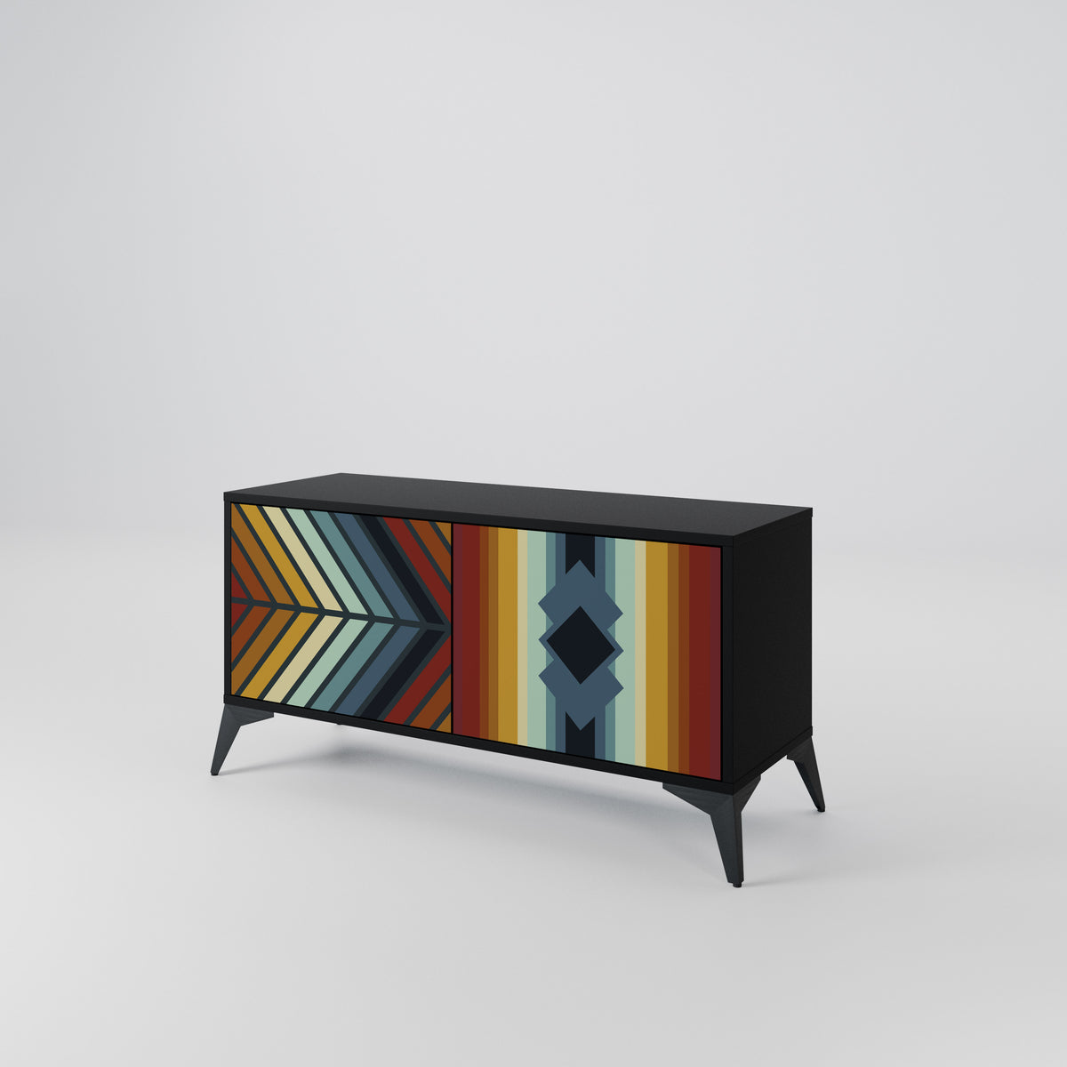 INDIGENOUS ZIGZAG Móvel de TV Compacto de 2 Portas