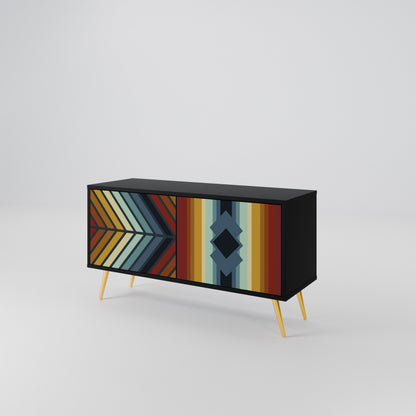 INDIGENOUS ZIGZAG Móvel de TV Compacto de 2 Portas
