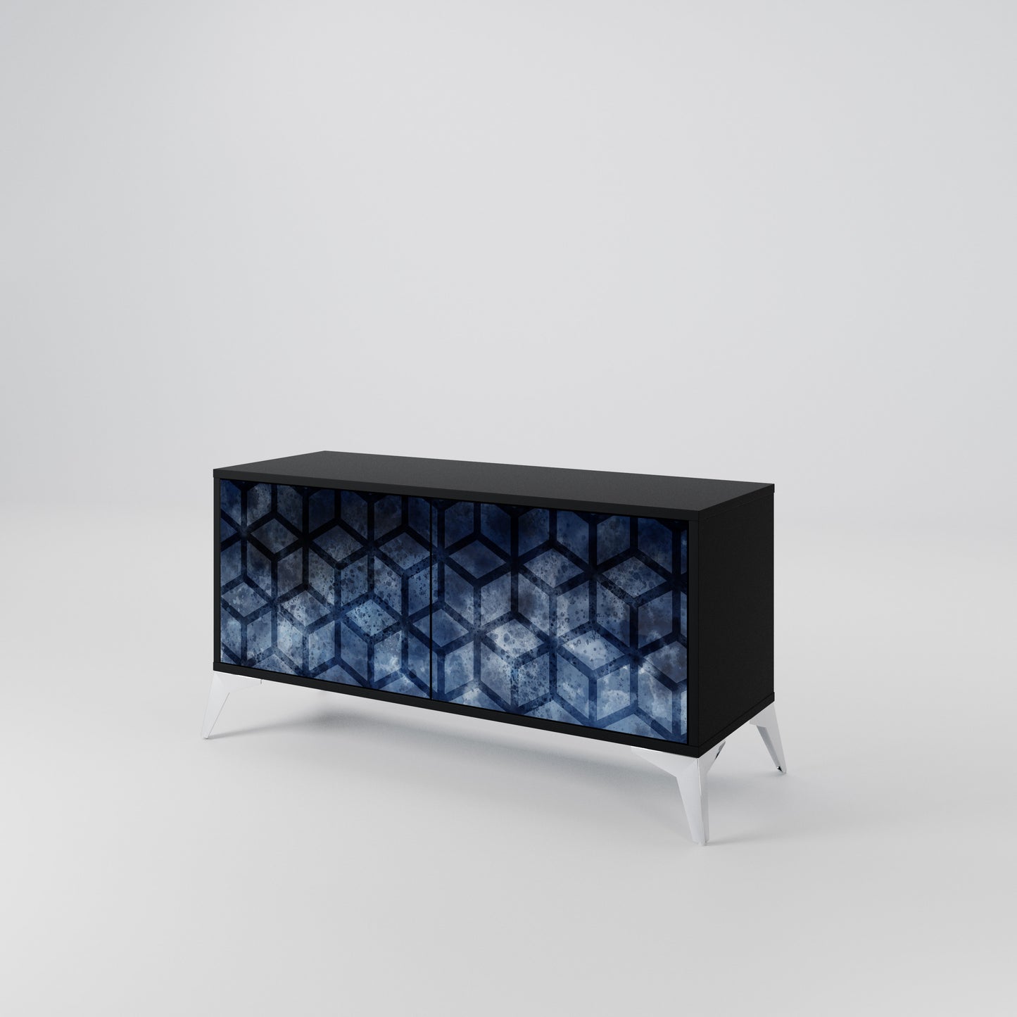 CUBIC MIST Móvel de TV Compacto de 2 Portas