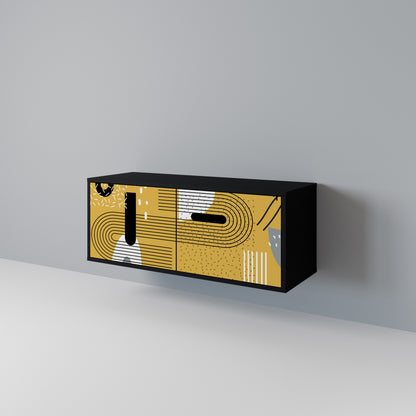 SHAPESHIFT SYMPHONY Móvel de TV Compacto de 2 Portas
