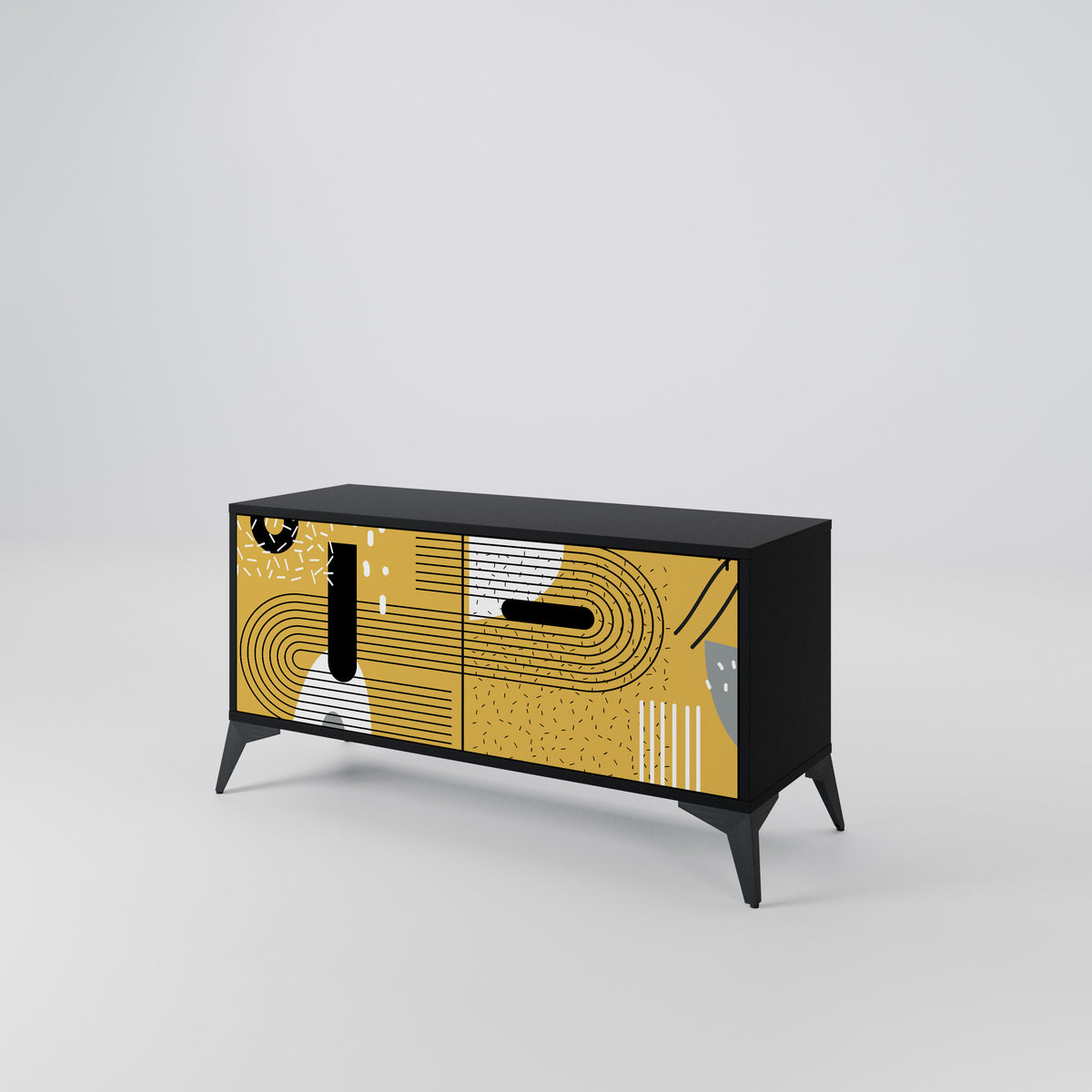 SHAPESHIFT SYMPHONY Móvel de TV Compacto de 2 Portas