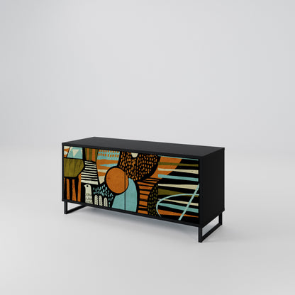 GEODE GLIMMER Móvel de TV Compacto de 2 Portas
