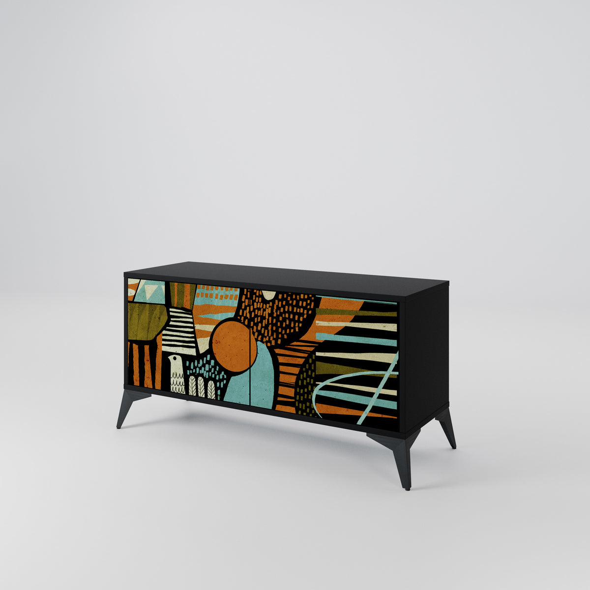 GEODE GLIMMER Móvel de TV Compacto de 2 Portas
