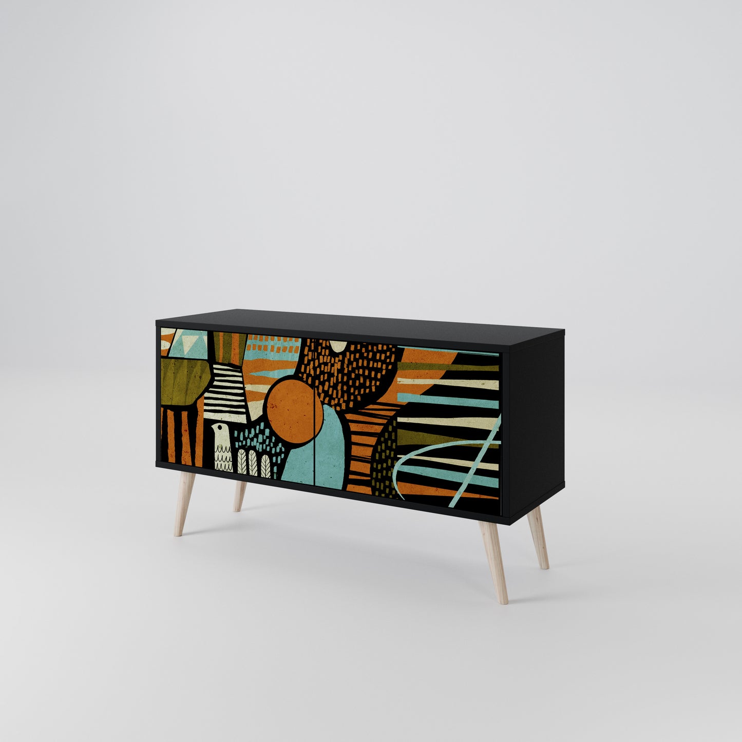 GEODE GLIMMER Móvel de TV Compacto de 2 Portas