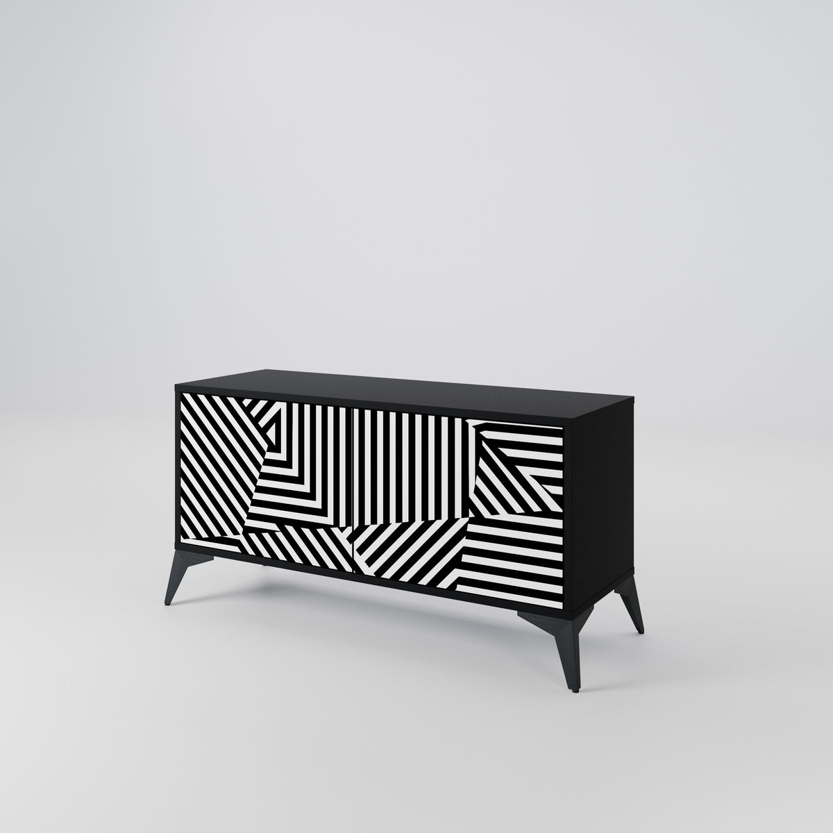 ILLUSIONARY LATTICE Móvel de TV Compacto de 2 Portas