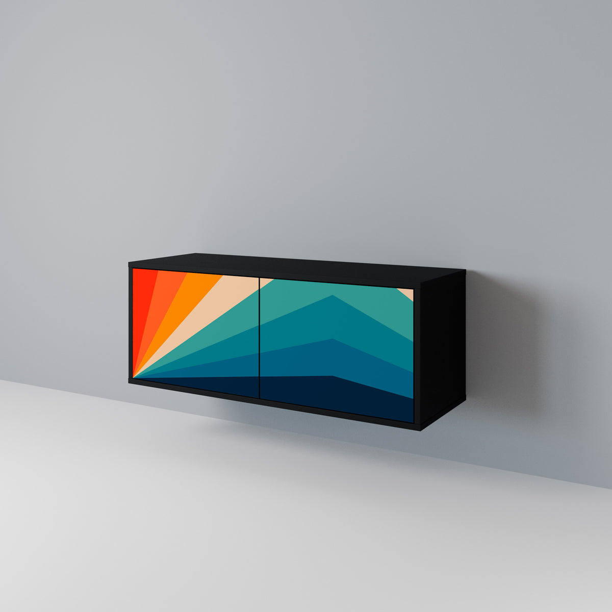 PRISM CONCUSSION Móvel de TV Compacto de 2 Portas