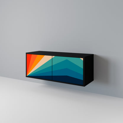 PRISM CONCUSSION Móvel de TV Compacto de 2 Portas