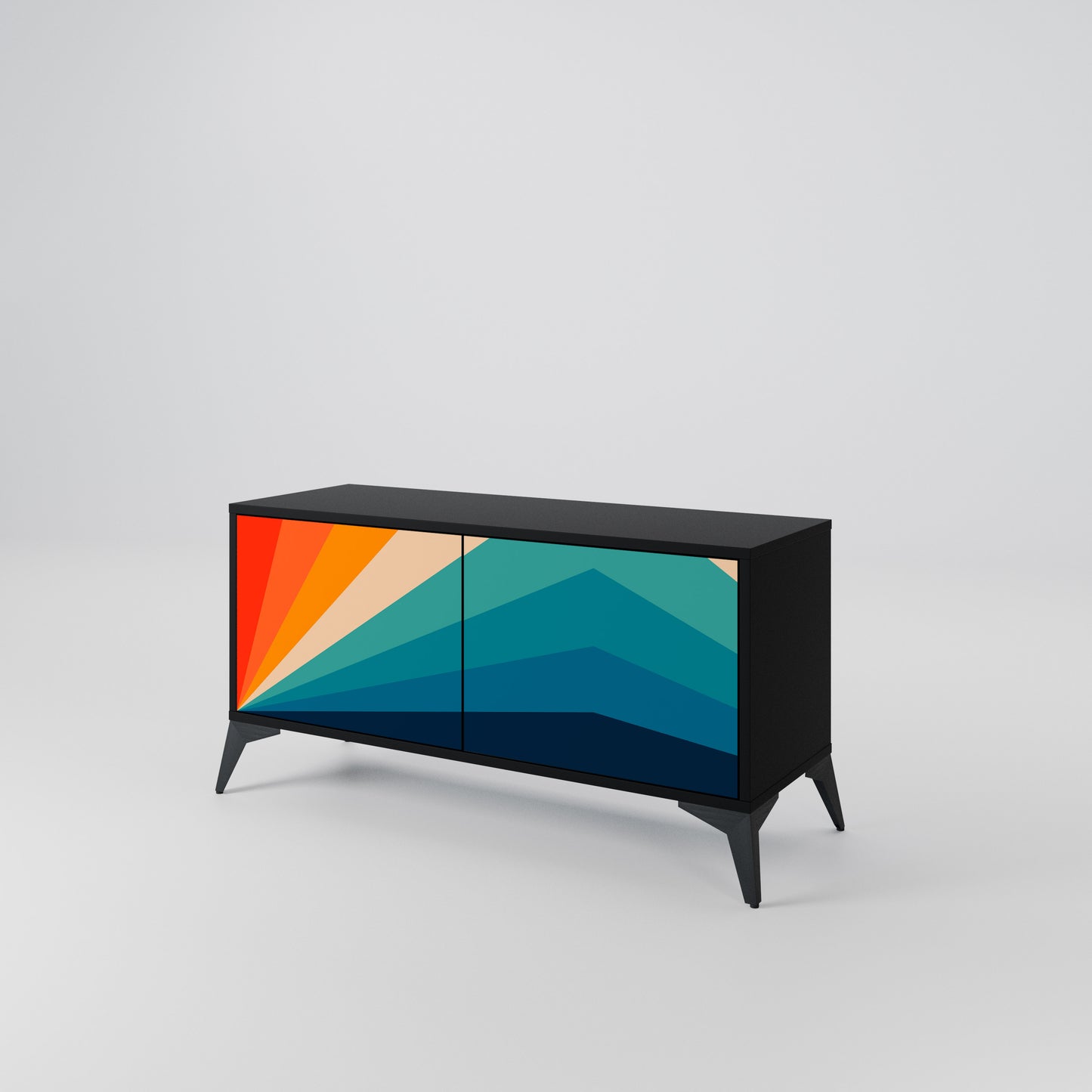 PRISM CONCUSSION Móvel de TV Compacto de 2 Portas