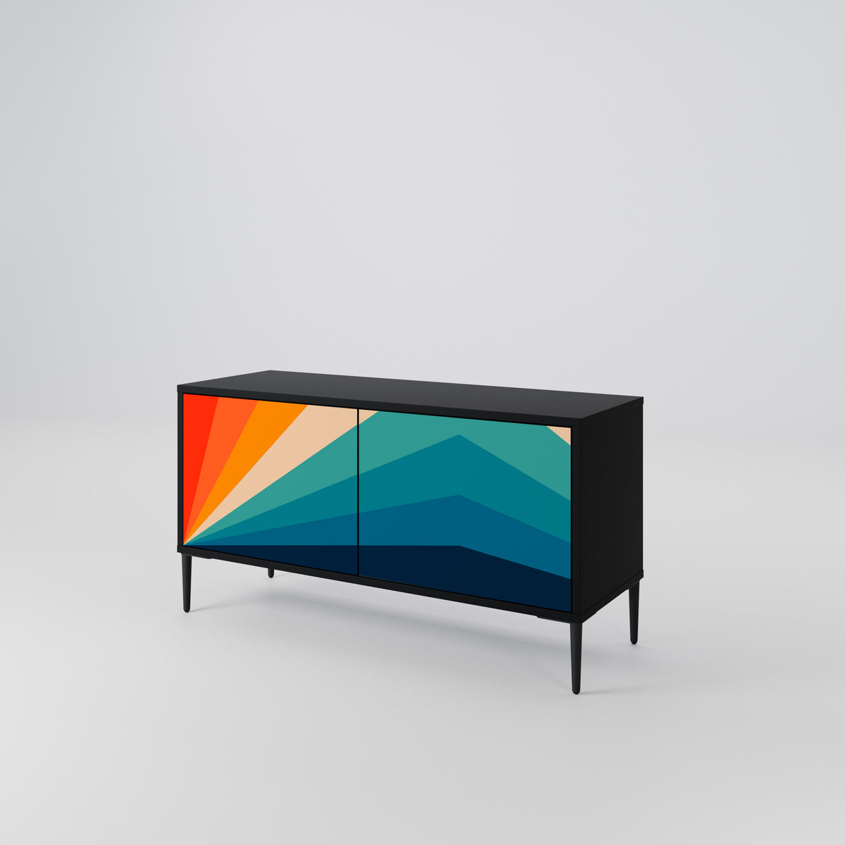 PRISM CONCUSSION Móvel de TV Compacto de 2 Portas