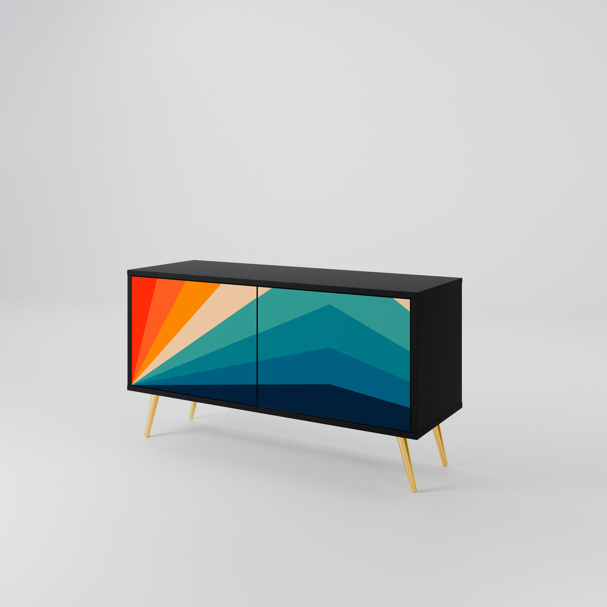 PRISM CONCUSSION Móvel de TV Compacto de 2 Portas