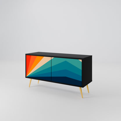 PRISM CONCUSSION Móvel de TV Compacto de 2 Portas