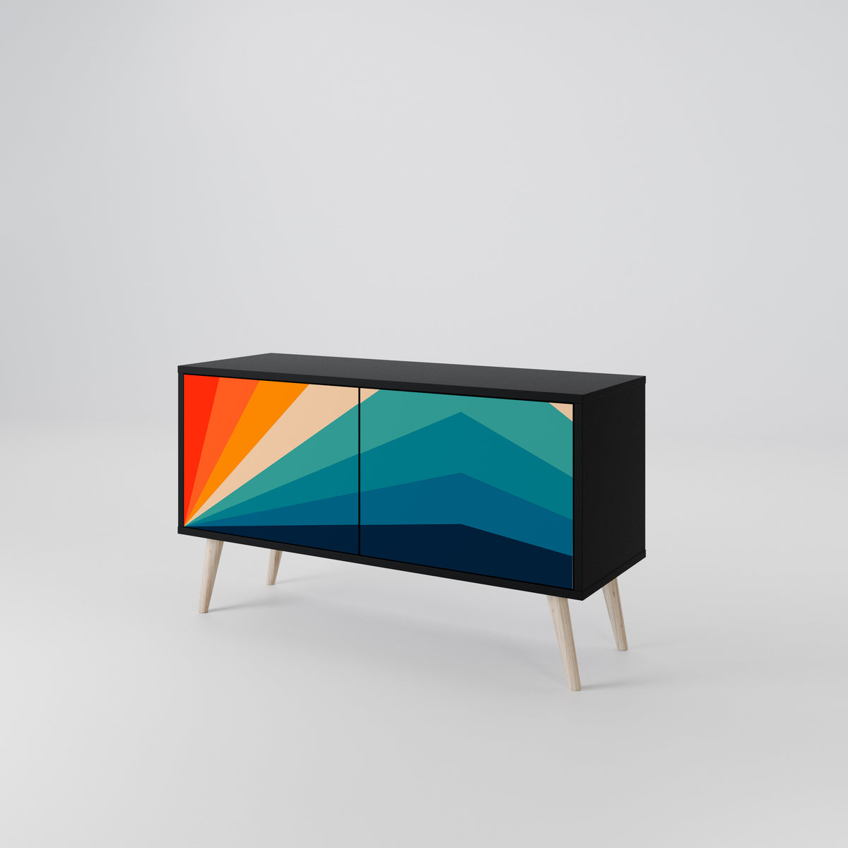 PRISM CONCUSSION Móvel de TV Compacto de 2 Portas