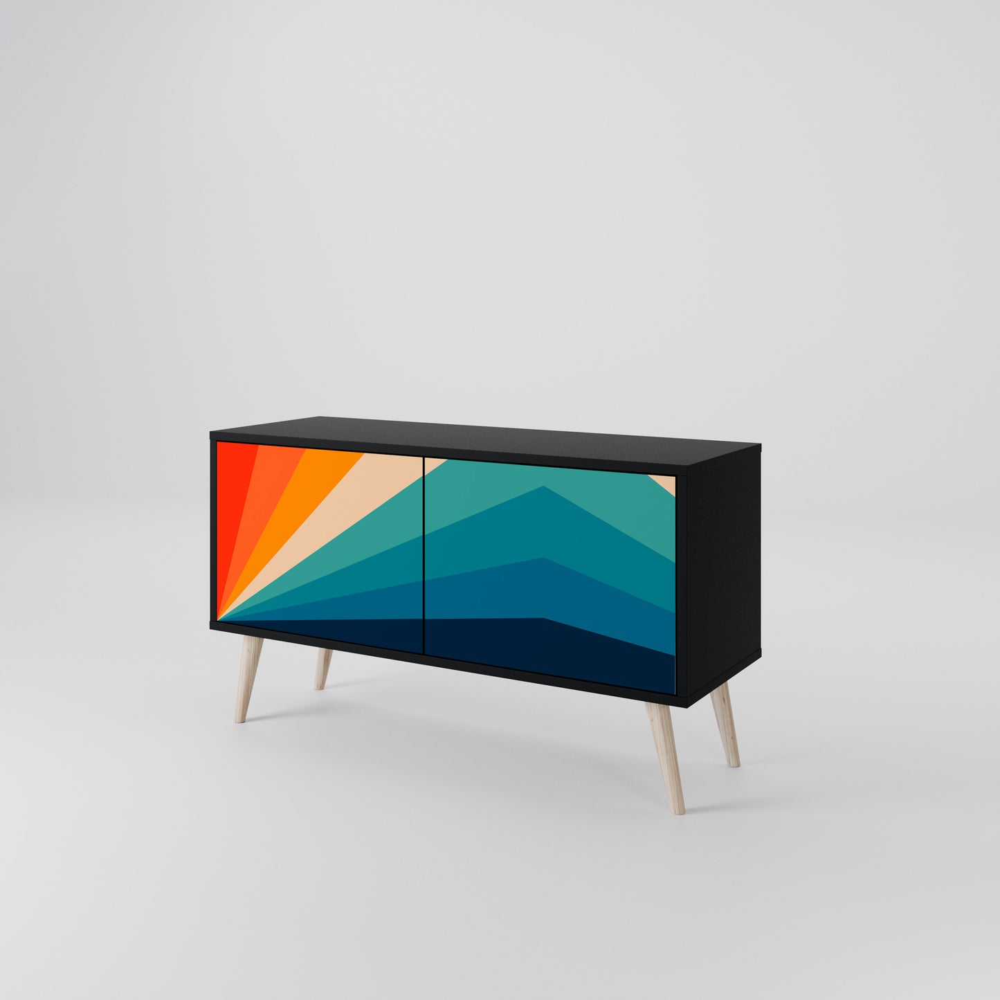 PRISM CONCUSSION Móvel de TV Compacto de 2 Portas