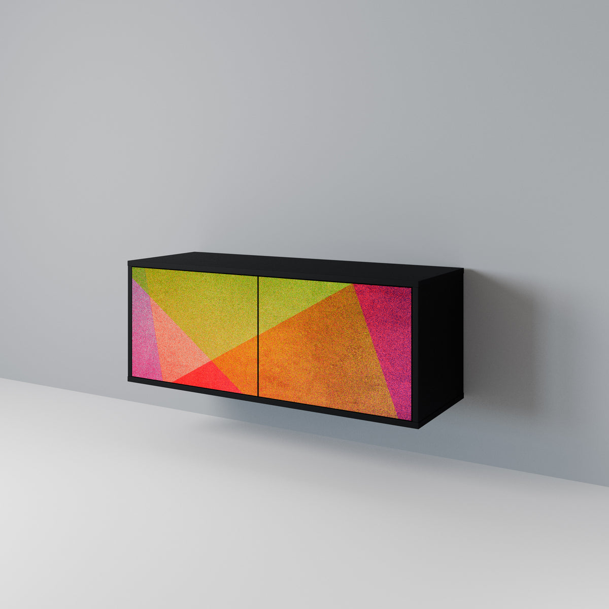 VIVID GEOMETRY Móvel de TV Compacto de 2 Portas