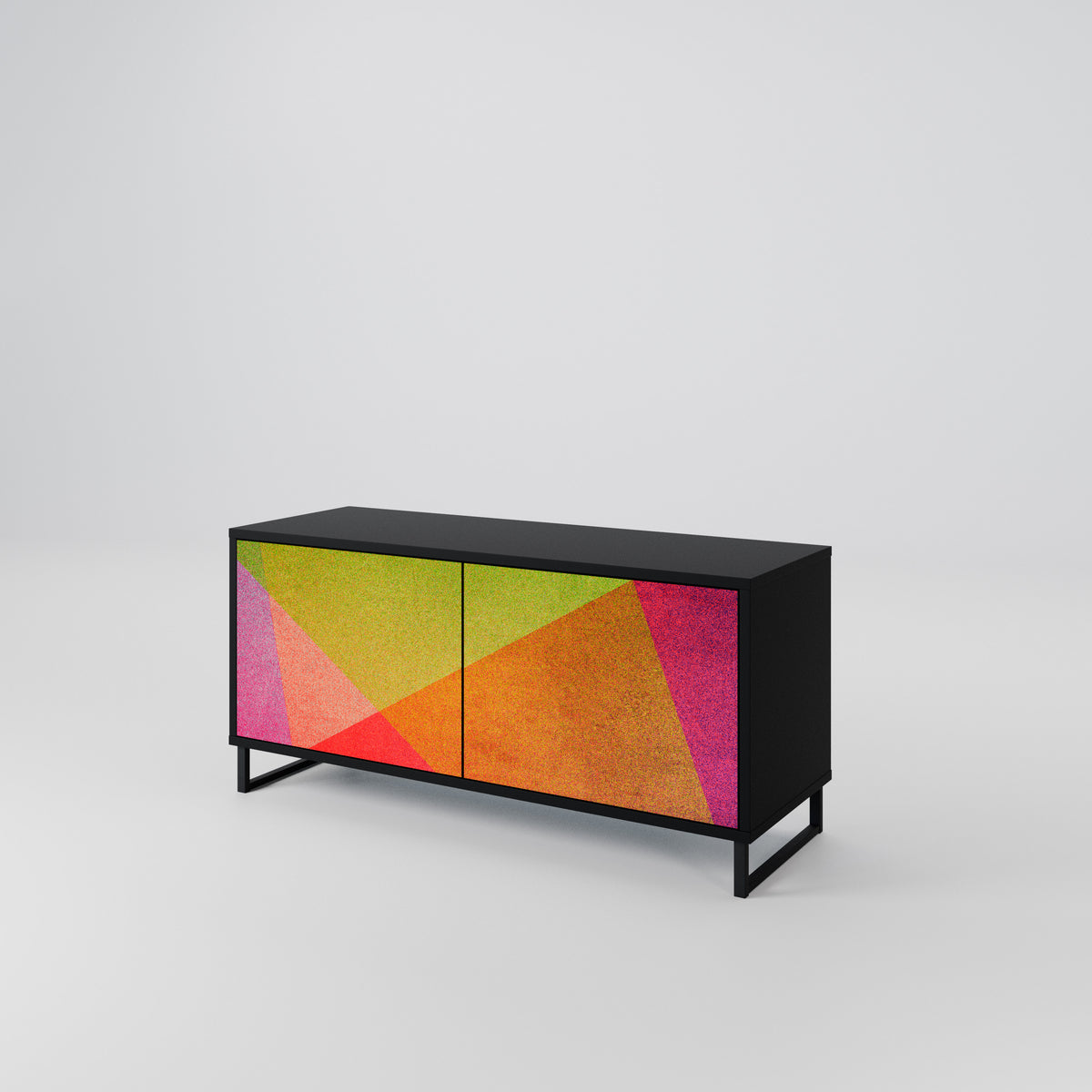 VIVID GEOMETRY Móvel de TV Compacto de 2 Portas