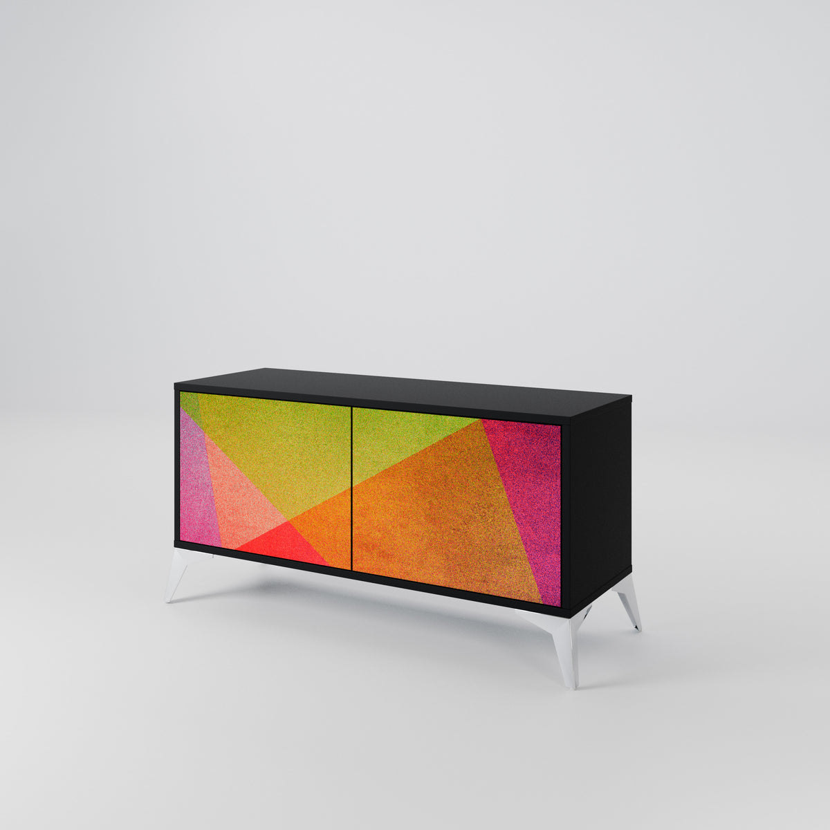VIVID GEOMETRY Móvel de TV Compacto de 2 Portas