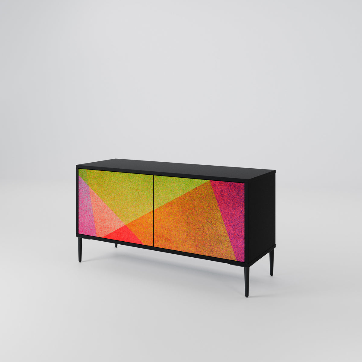 VIVID GEOMETRY Móvel de TV Compacto de 2 Portas