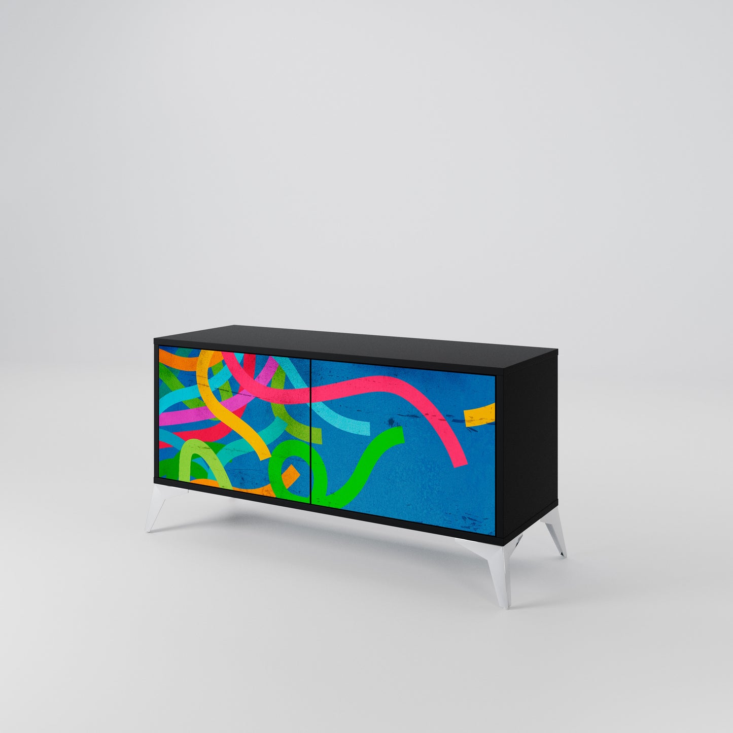 STREAMER TANGLE Móvel de TV Compacto de 2 Portas