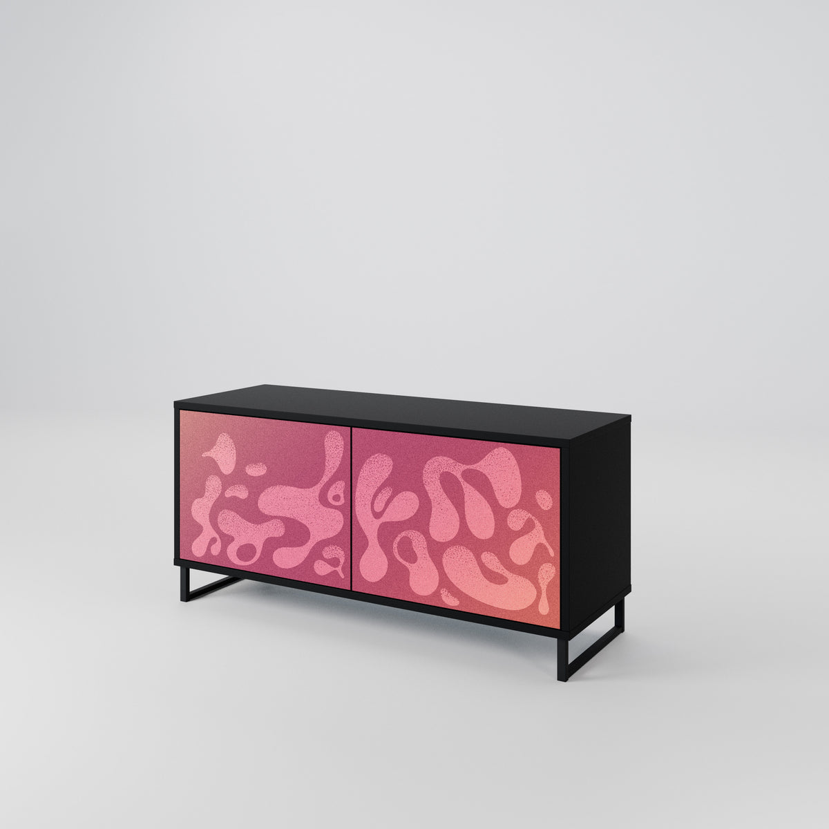 IRREGULAR PINK Móvel de TV Compacto de 2 Portas