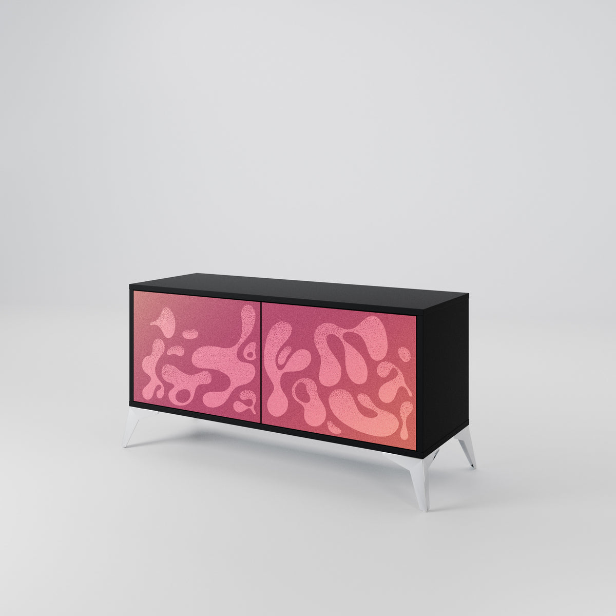 IRREGULAR PINK Móvel de TV Compacto de 2 Portas