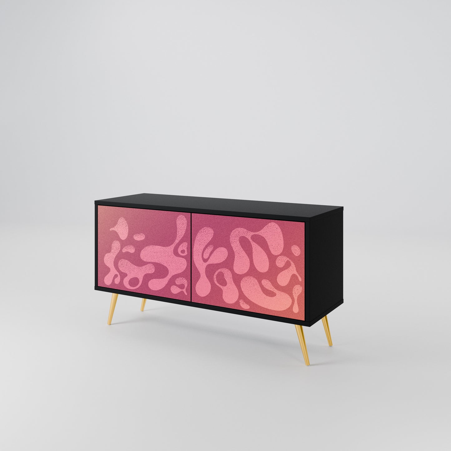 IRREGULAR PINK Móvel de TV Compacto de 2 Portas