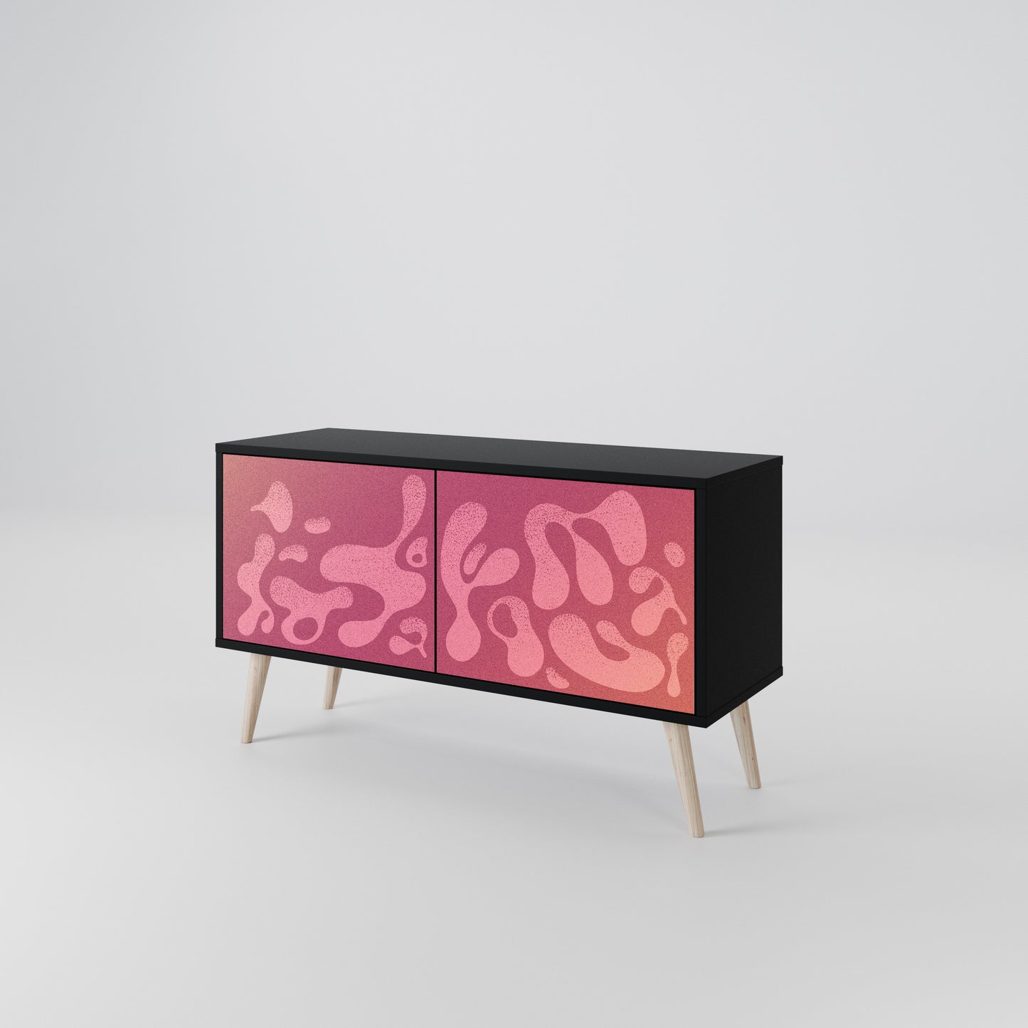 IRREGULAR PINK Móvel de TV Compacto de 2 Portas