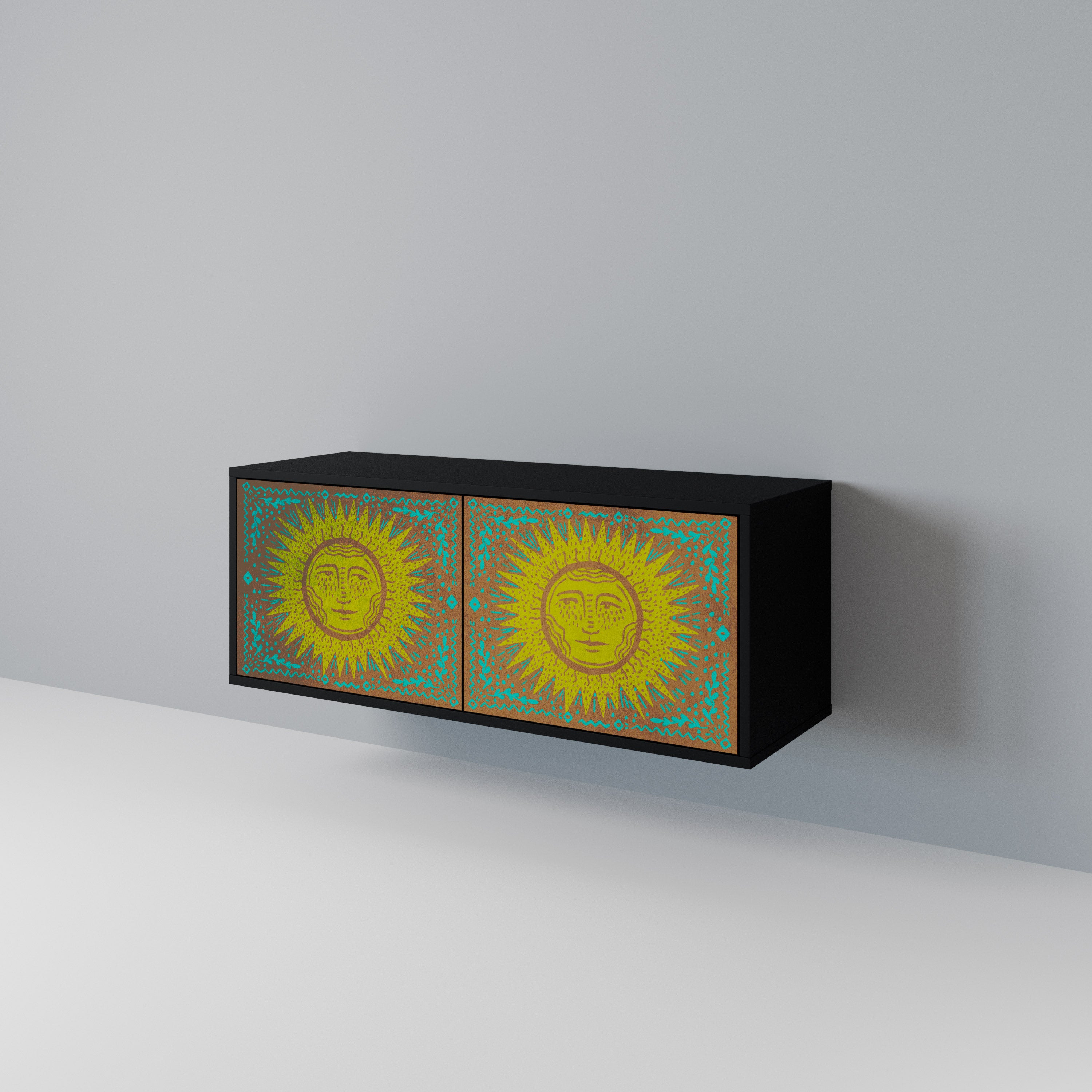 SUNSHINE EULOGY Móvel de TV Compacto de 2 Portas