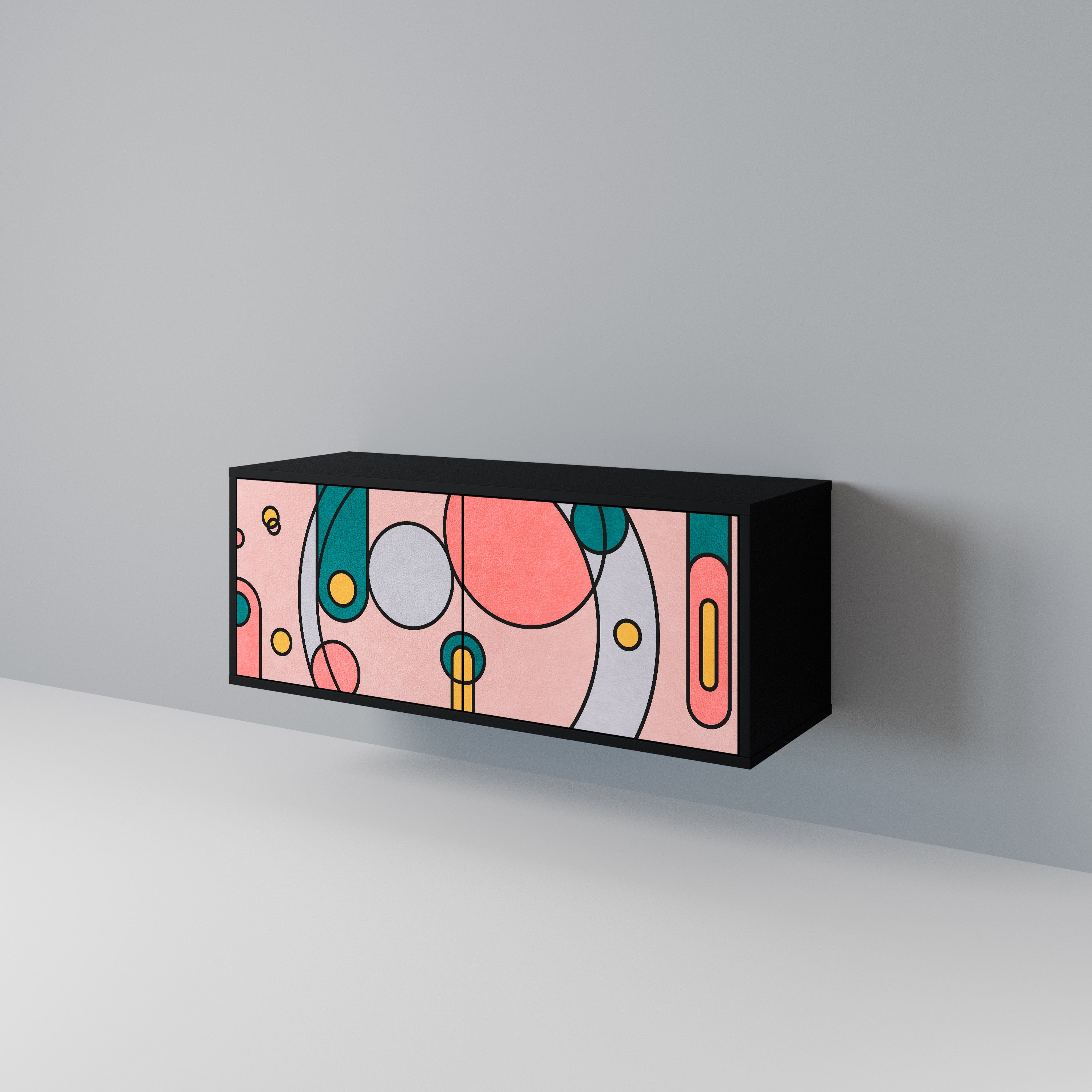 GOSSAMER ECHOES Móvel de TV Compacto de 2 Portas