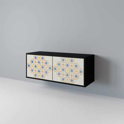 PATTERNED PRISM Móvel de TV Compacto de 2 Portas