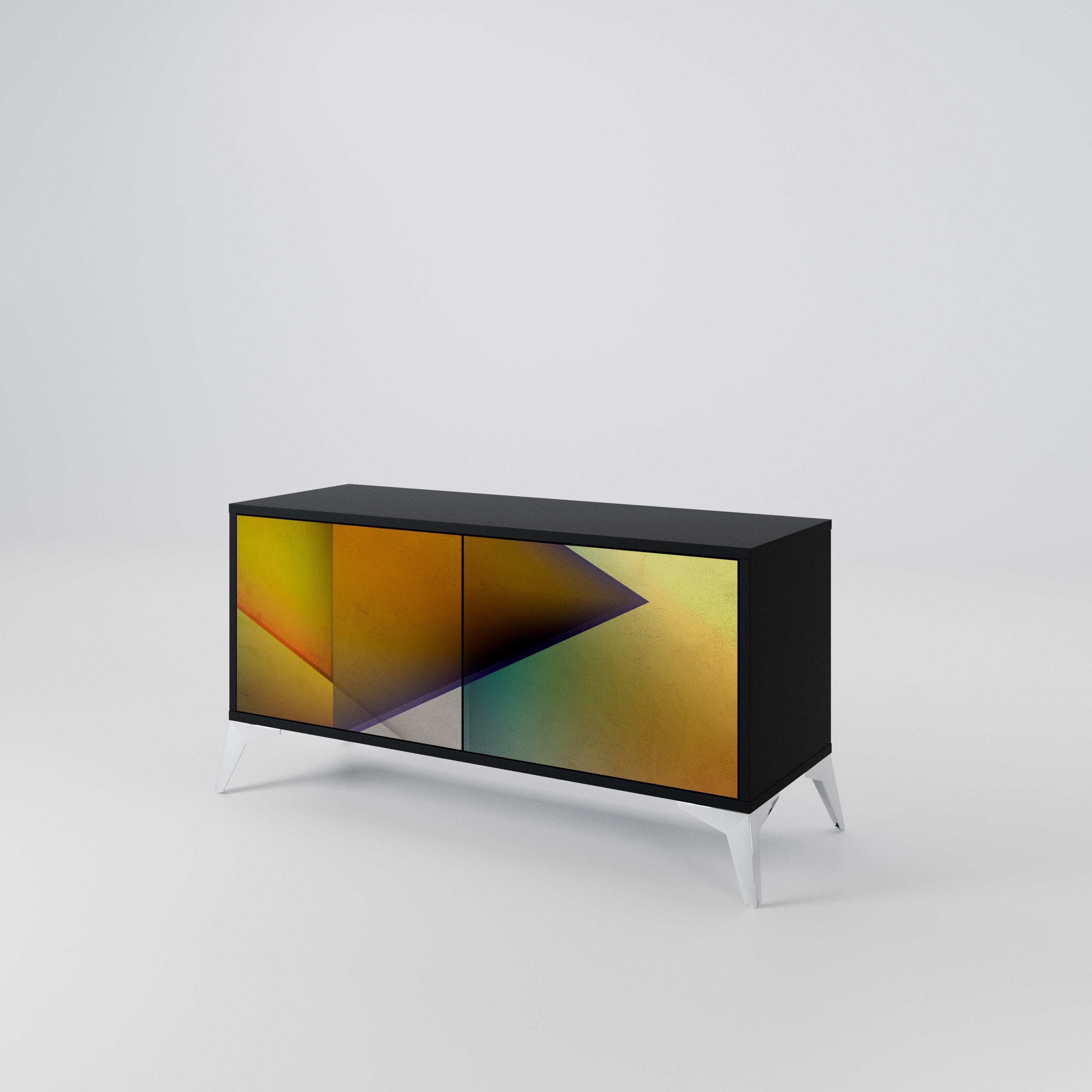 PIERCING SHARPNESS Compact 2-Door TV Cabinet