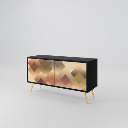 GEOMETRIC FUSION Móvel de TV Compacto de 2 Portas