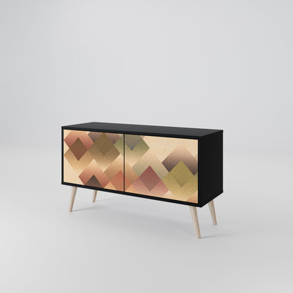 GEOMETRIC FUSION Móvel de TV Compacto de 2 Portas