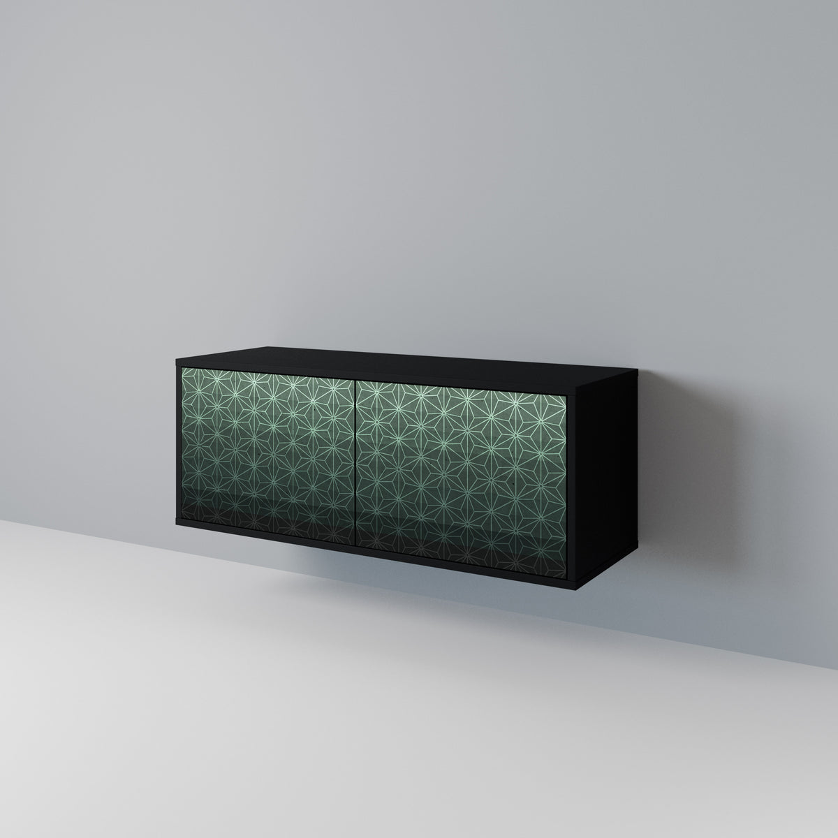 ORNAMENTAL GLIMMER Móvel de TV Compacto de 2 Portas