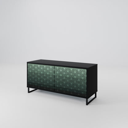 ORNAMENTAL GLIMMER Móvel de TV Compacto de 2 Portas