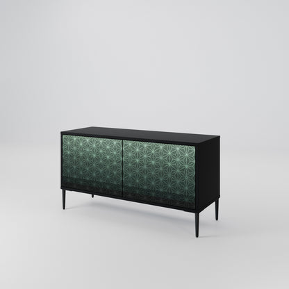 ORNAMENTAL GLIMMER Móvel de TV Compacto de 2 Portas